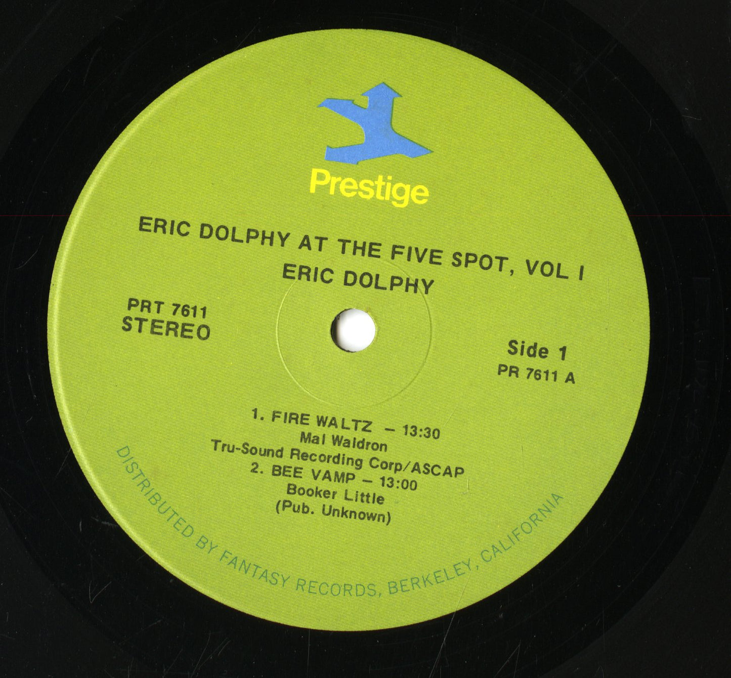 Eric Dolphy / エリック・ドルフィー / Eric Dolphy At The Five Spot, Vol.1 (PRT 7611)