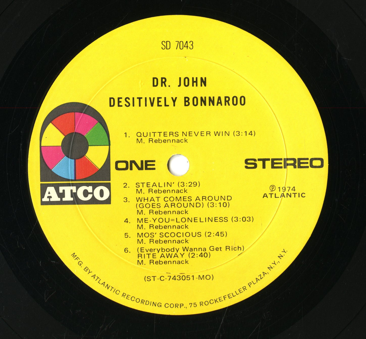 Dr. John / ドクター・ジョン / Desitively Bonnaroo (SD 7043)