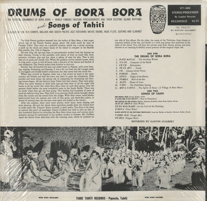 Drums Of Bora Bora and Songs Of Tahiti  (STT-1600)