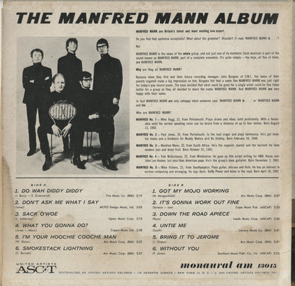 Manfred Mann / マンフレッド・マン / The Manfred Mann Album (AM 13015)