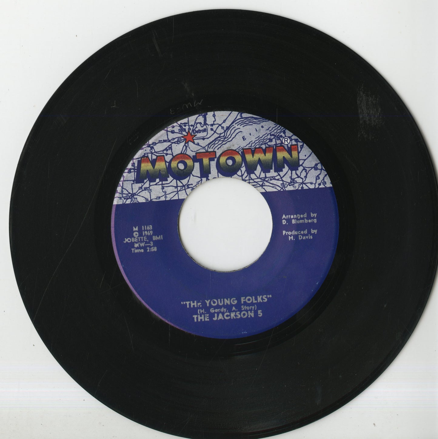 Jackson 5 / ジャクソン５ / ABC / The Young Folks -7 (M 1163)