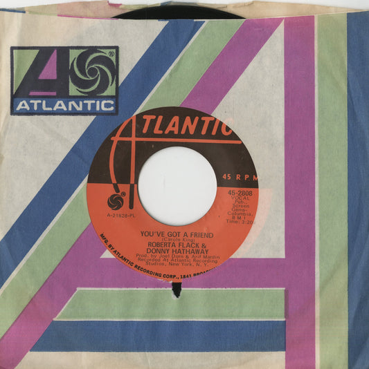 Roberta Flack & Donny Hathaway / ロバータ・フラック　ダニー・ハサウェイ / You've Got A Friend / Gone Away -7 (45 2808)