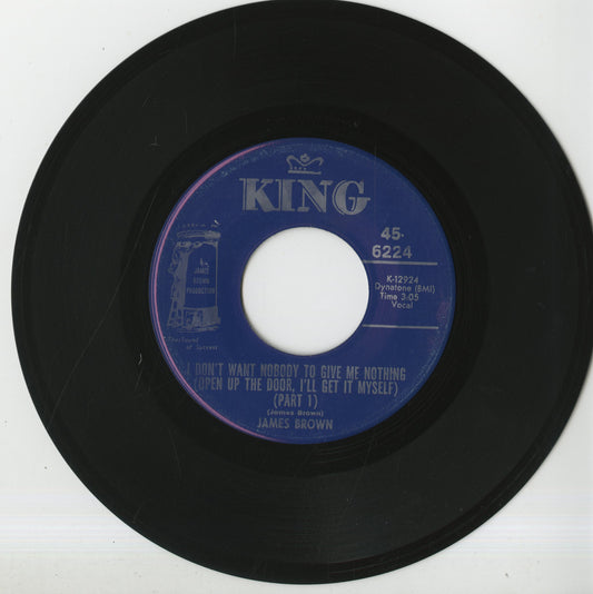 James Brown / ジェームス・ブラウン / I Don't Want Nobody To Give Me Nothing (part1&2) -7 (45-6224)