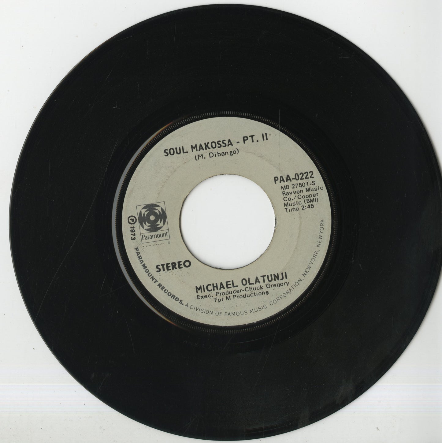 Michael Olatunji / マイケル・オラツンジ / Soul Makossa -7 (PAA-0222)