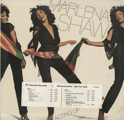 Marlena Shaw / マリーナ・ショウ / Acting Up (JC 35073)