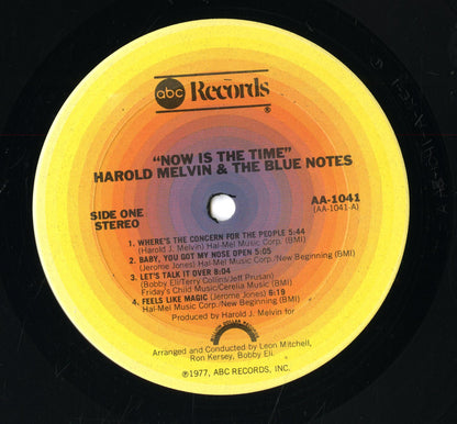 Harold Melvin & The Blue Notes / ハロルド・メルヴィン＆ザ・ブルーノーツ / Now Is The Time (AA-1041)