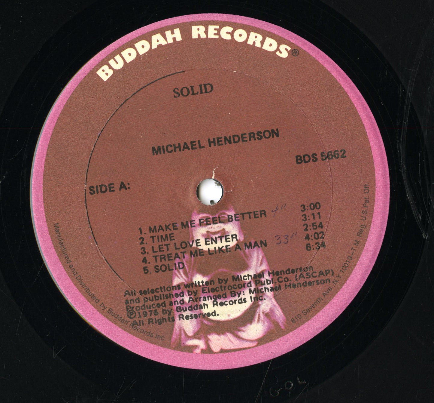 Michael Henderson / マイケル・ヘンダーソン / Solid (BDS 5662)