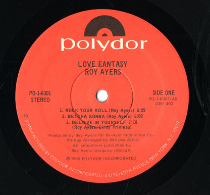 Roy Ayers / ロイ・エアーズ / Love Fantasy (PD 1 6301)