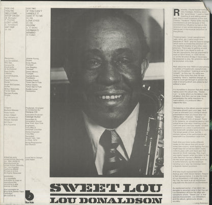 Lou Donaldson / ルー・ドナルドソン / Sweet Lou (BN-LA259-G)