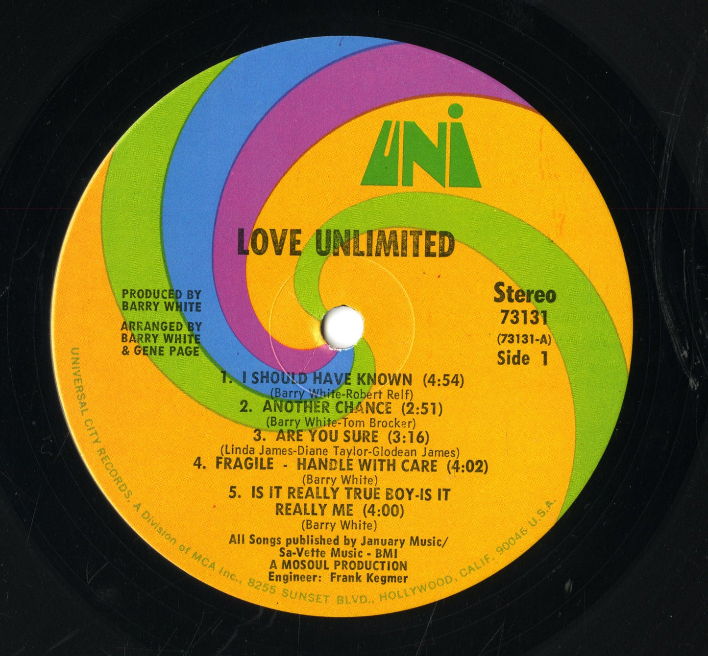 Love Unlimited / ラヴ・アンリミテッド / From a Girl's Point Of View We Give To You (73131)