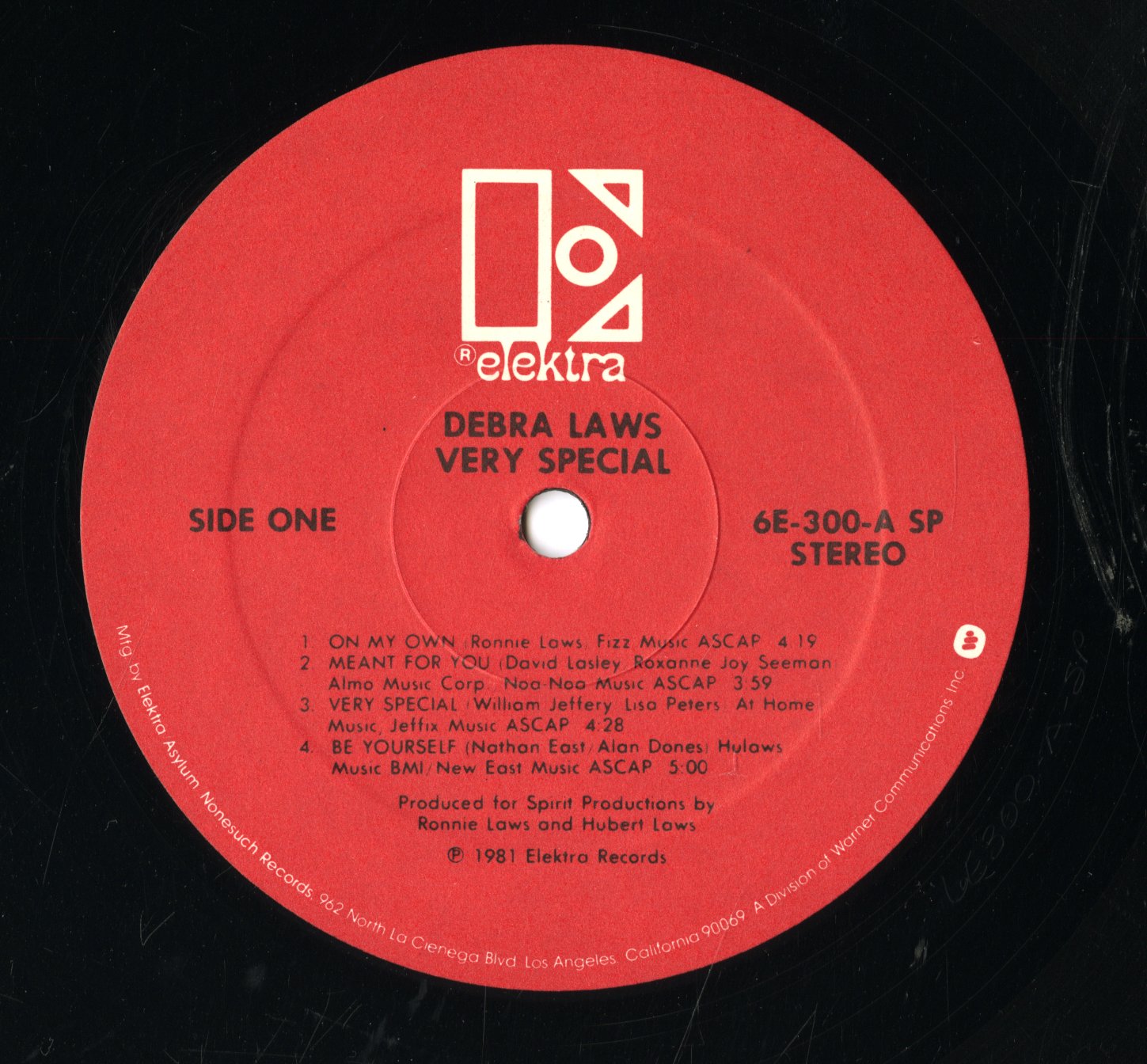 Debra Laws / Very Special | Especial Records