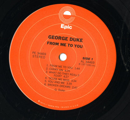 George Duke / ジョージ・デューク / From Me To You (PE 34469)