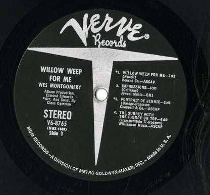 Wes Montgomery / ウェス・モンゴメリー / Willow Weep For Me (V6-8765)