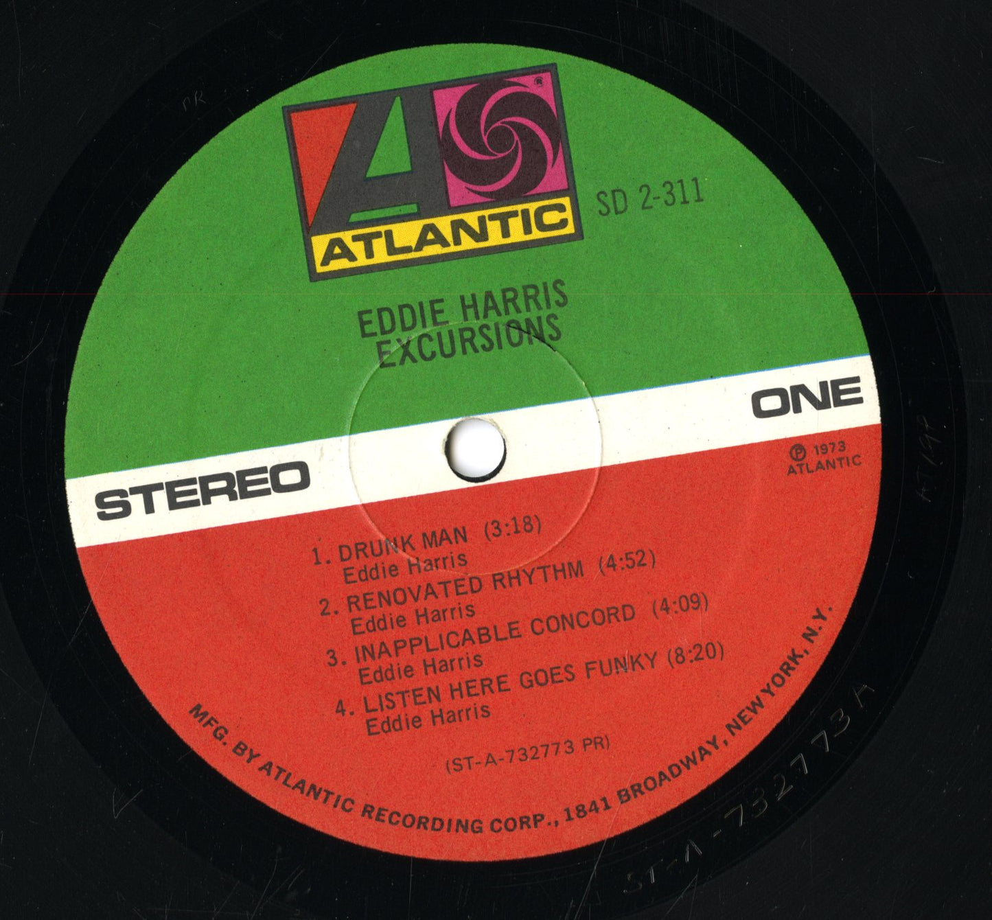 Eddie Harris / エディ・ハリス / Excursions (SD 2-311)