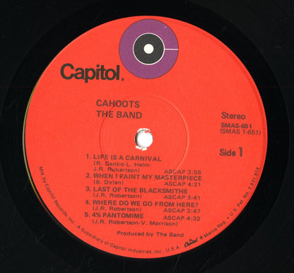 The Band / ザ・バンド / Cahoots (SMAS-651)