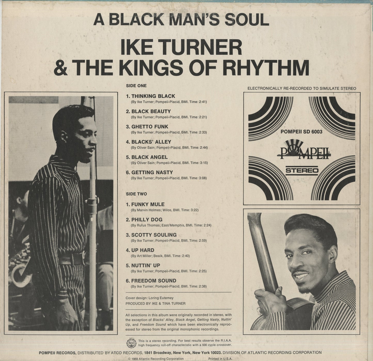 Ike Turner / アイク・ターナー / A Black Man's Soul (SD 6003)