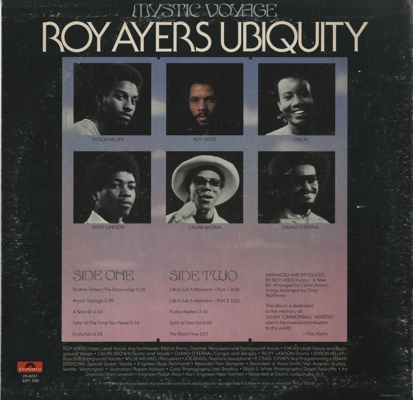 Roy Ayers / ロイ・エアーズ / Mystic Voyage (PD-6057)