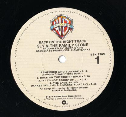 Sly & The Family Stone / スライ＆ザ・ファミリー・ストーン / Back On The Right Track (BSK 3303)