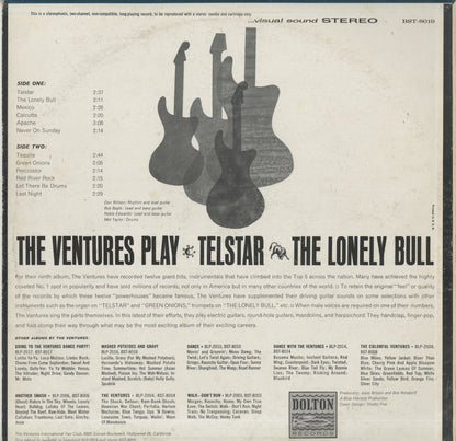 The Ventures / ベンチャーズ / Play Telstar - The Lonely Bull And Others(BST-8019)