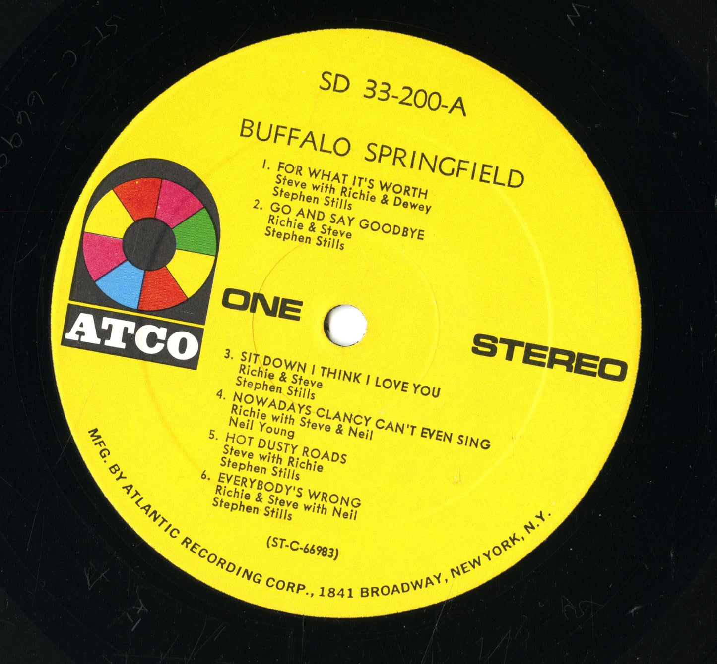 Buffalo Springfield / バッファロー・スプリングフィールド / Buffalo Springfield (SD 33-200)