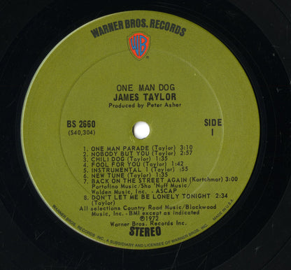 James Taylor / ジェイムス・テイラー / One Man Dog (BS2660)