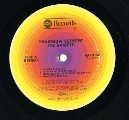 Joe Sample / ジョー・サンプル / Rainbow Seeker (AA-1050)