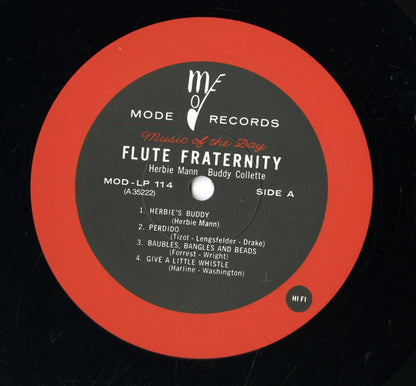 Herbie Mann And Buddy Collette / ハービー・マン　バディ・コレット / Flute Fraternity (MOD-LP 114)