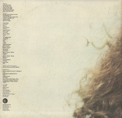 Carole King / キャロル・キング / Rhymes And Reasons (SP-77016)