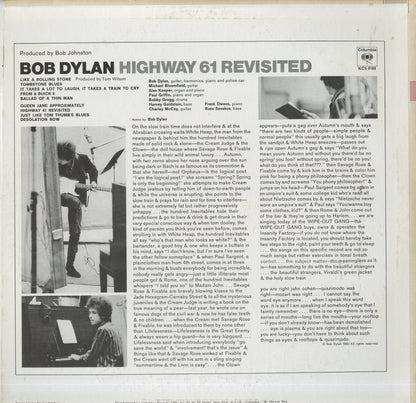 Bob Dylan / ボブ・ディラン / Highway 61 Revisited (KCS 9189)