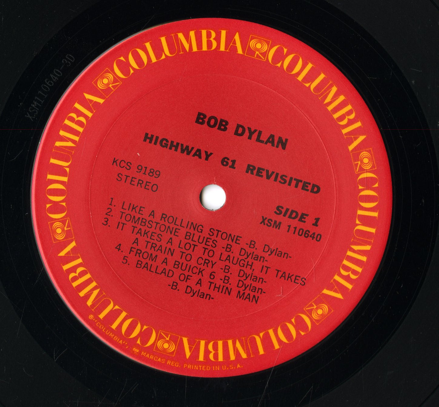 Bob Dylan / ボブ・ディラン / Highway 61 Revisited (KCS 9189)