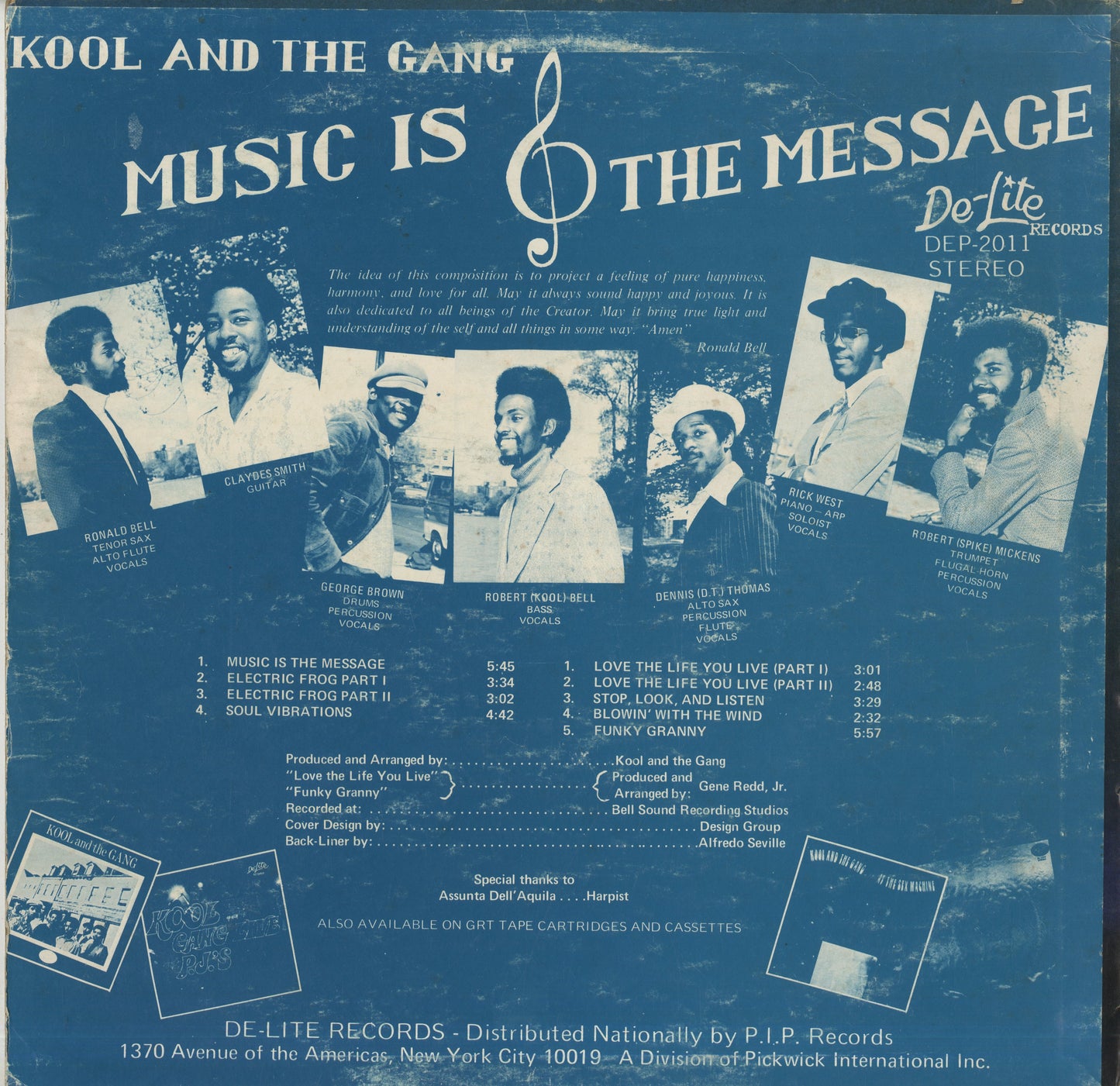 Kool & The Gang / クール＆ザ・ギャング / Music Is The Message (DEP-2011)