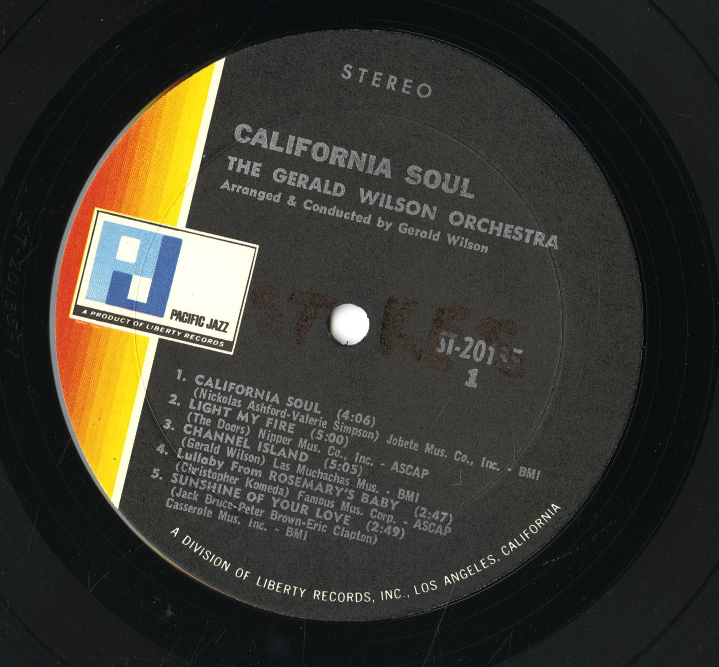 The Gerald Wilson Orchestra / ジェラルド・ウィルソン・オーケストラ / California Soul (ST-20135)