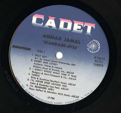 Ahmad Jamal / アーマッド・ジャマル / Standard-Eyes (LP 786)