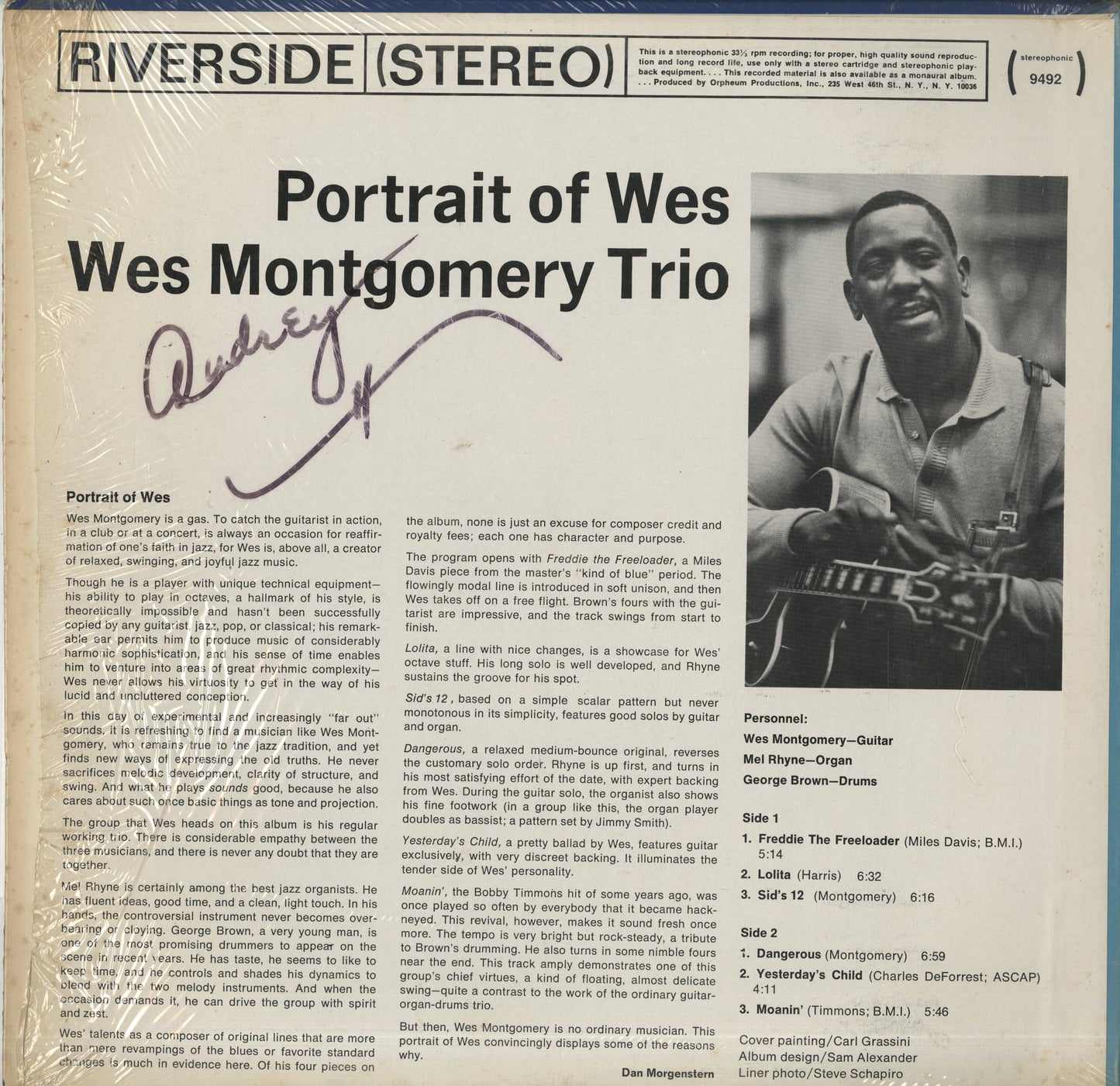 Wes Montgomery / ウェス・モンゴメリー / Portrait Of Wes (RS 9492)