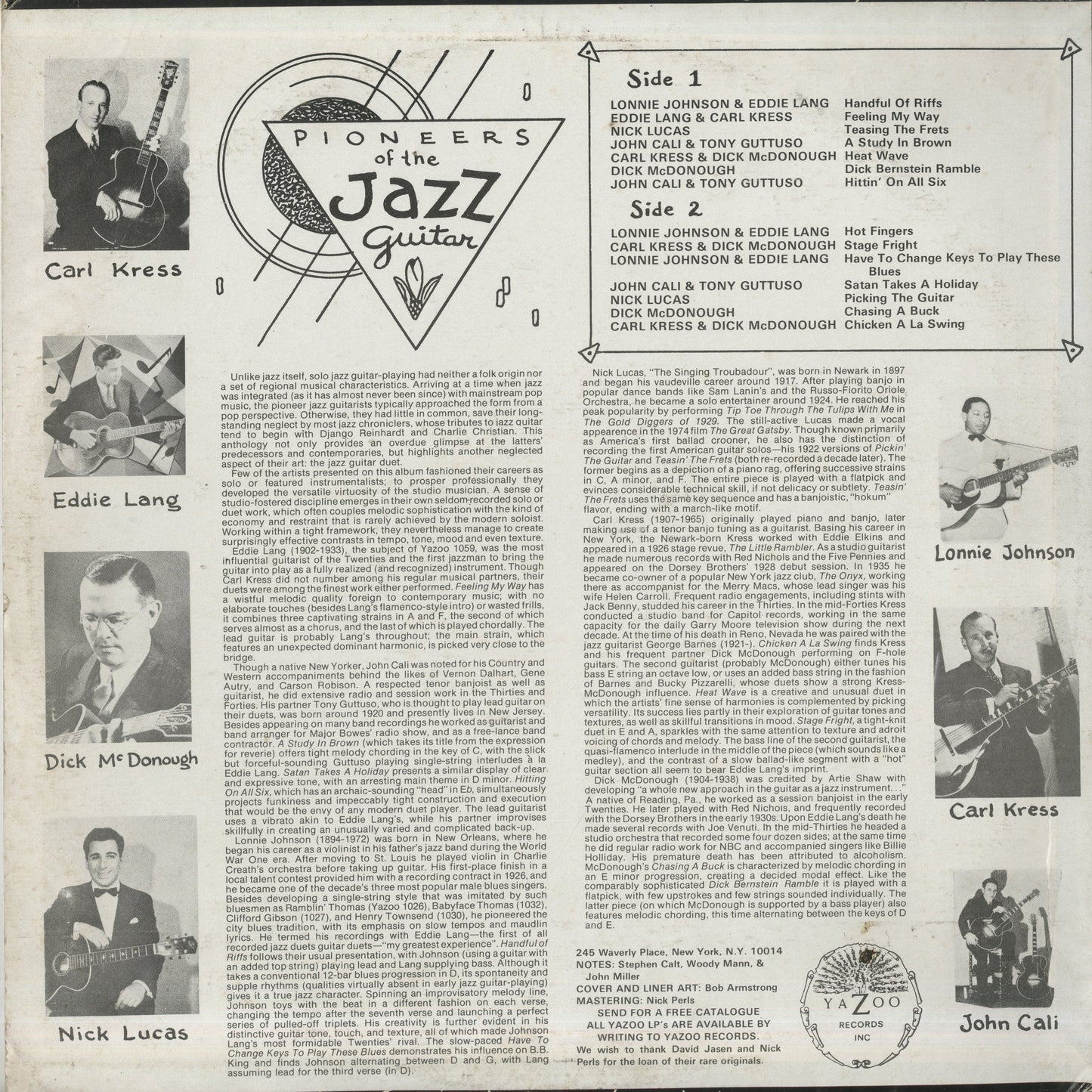 V.A./ Pioneers Of The Jazz Guitar /  / Carl Kress, Eddie Lang etc (L-1057)