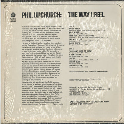 Phil Upchurch / フィル・アップチャーチ / The Way I Feel (LPS 840)