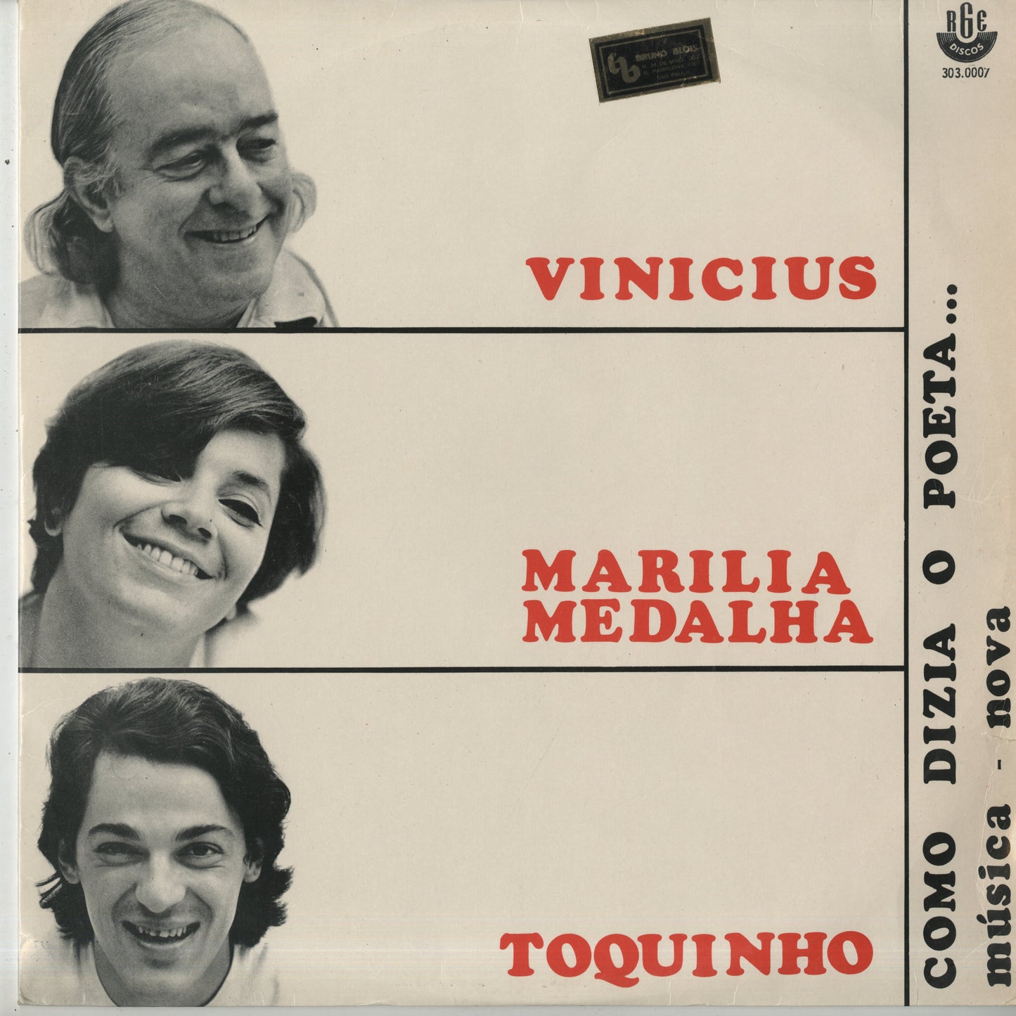 Vinicius / Marilia Medalha / Toquinho /  / Como Dizia O Poeta (303.0007)