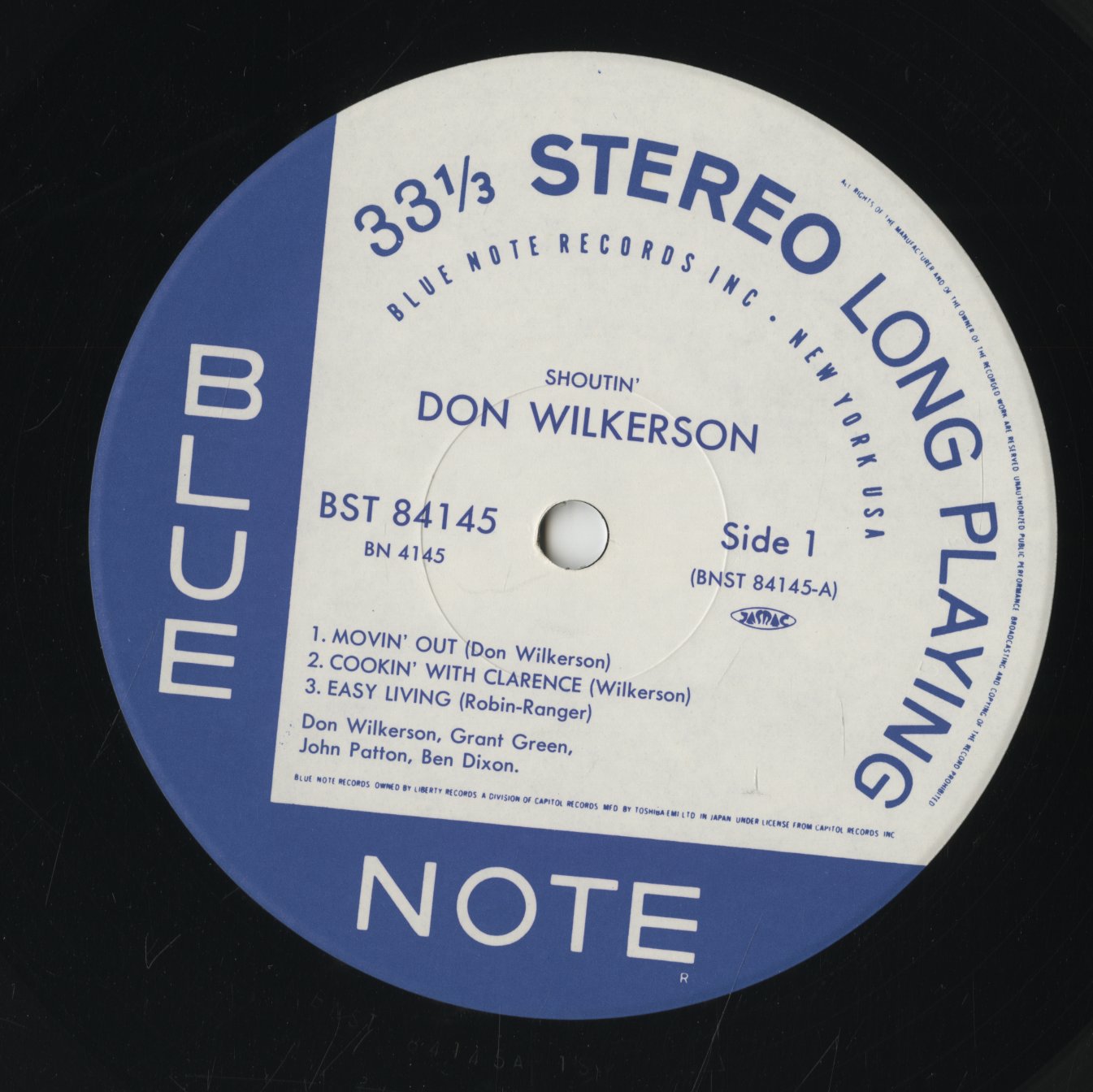 Don Wilkerson / ドン・ウィルカーソン / Shoutin’ (BN 4145)