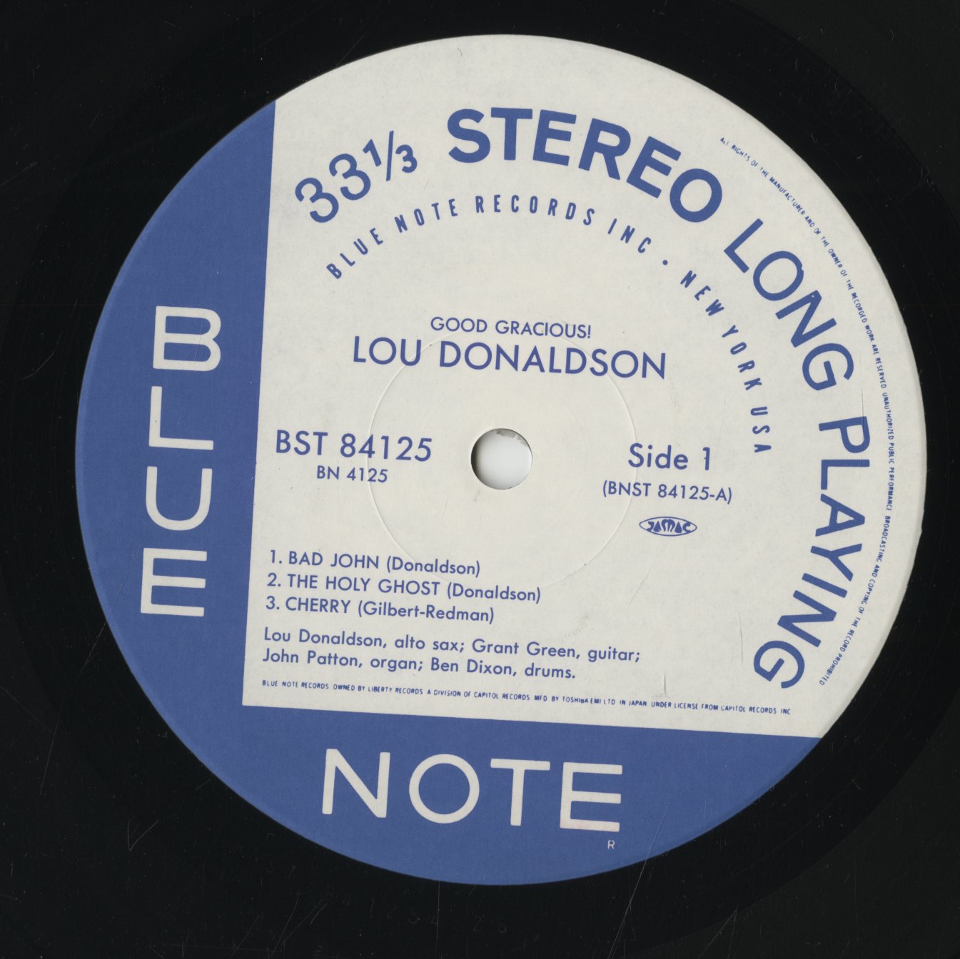 Lou Donaldson / ルー・ドナルドソン / Good Gracious!  (BN 4125)