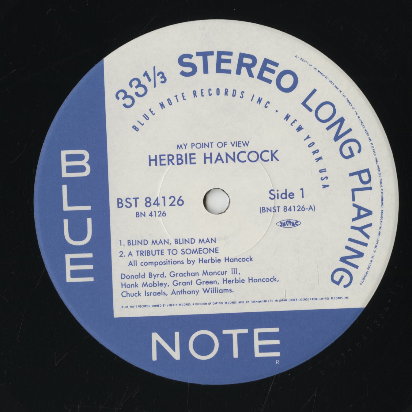 Herbie Hancock / ハービー・ハンコック / My Point Of View (BN 4126)