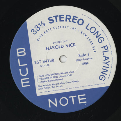 Harold Vick / ハロルド・ヴィック / Steppin' Out (BN 4138)