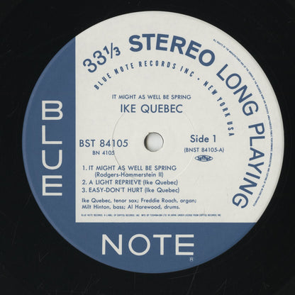 Ike Quebec / アイク・ケベック / It Might As Well Be Spring (BN 4105)