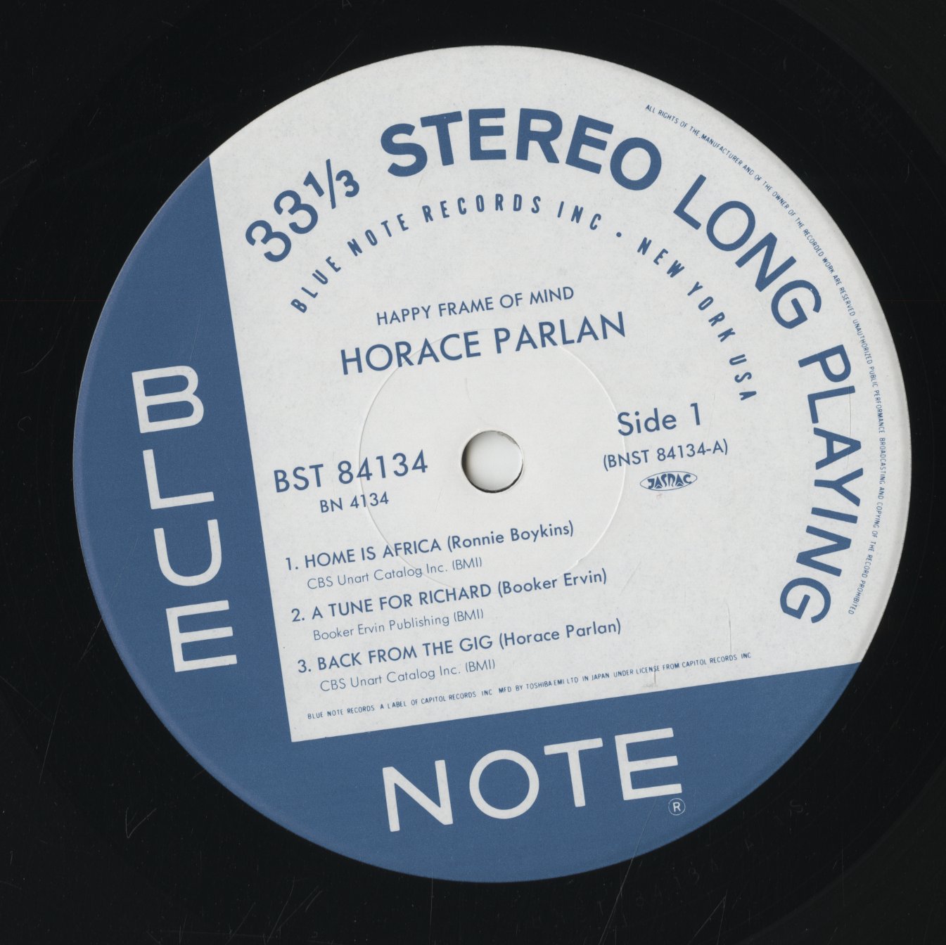 Horace Parlan / ホレス・パーラン / Happy Flame of Mind (BN 4134)