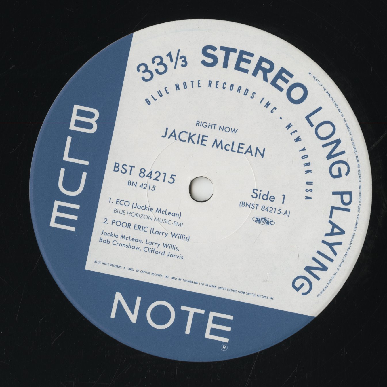 Jackie McLean / ジャッキー・マクリーン / Right Now! (BN 4215)