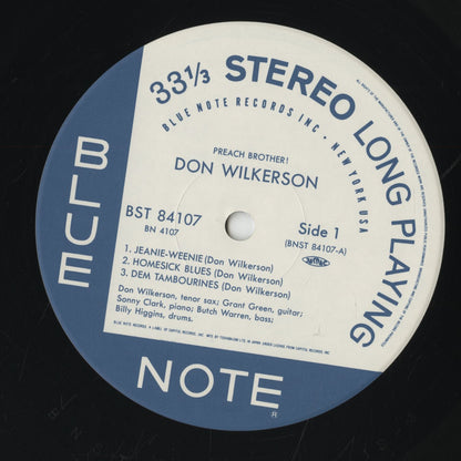 Don Wilkerson / ドン・ウィルカーソン / Preach Brother! (BN 4107)