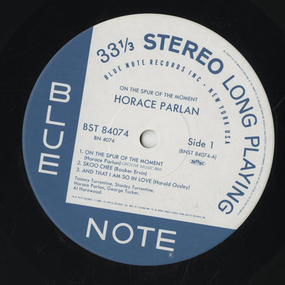 Horace Parlan / ホレス・パーラン / On The Spur Of The Moment (BN 4074)