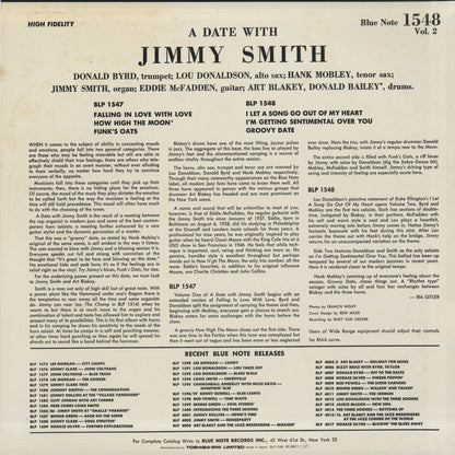 Jimmy Smith / ジミー・スミス / A Date With Jimmy Smith Volume Two (BLP 1548)