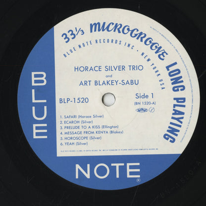 Horace Silver / ホレス・シルヴァー / Horace Silver Trio (BN 1520)