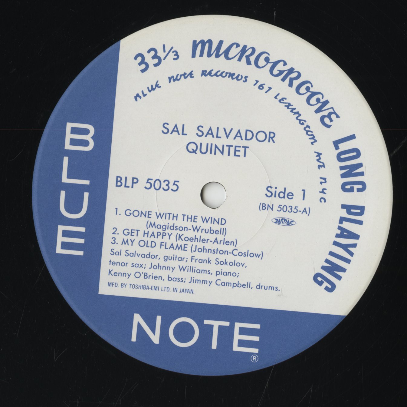 Sal Salvador / サル・サルヴァドール / Sal Salvador Quintet (BN-5035)