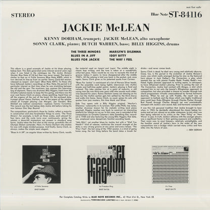 Jackie McLean / ジャッキー・マクリーン / The Jackie McLean Quintet(LNJ-80118)